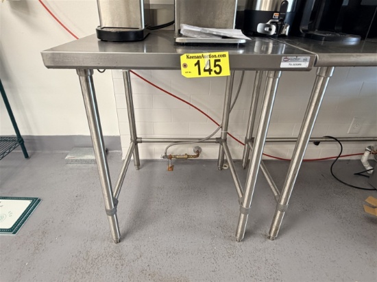 NBR EQUIPMENT 30" X 30" S/S TABLE
