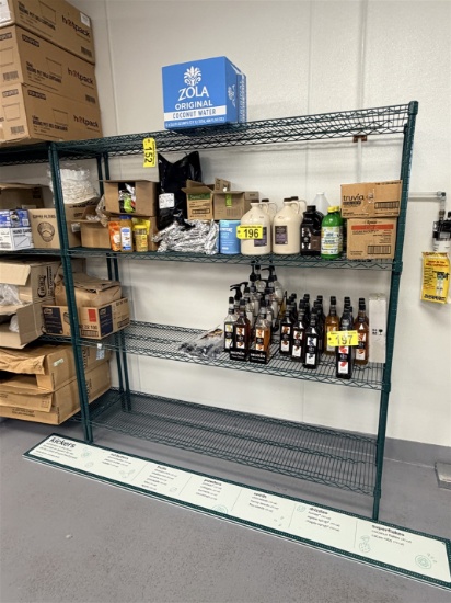 Focus 4-Shelf Green Epoxy Wire Kitchen Rack