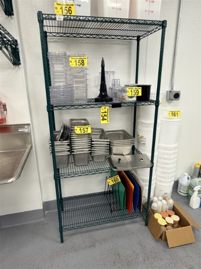 Focus 4-Shelf Green Epoxy Wire Kitchen Rack