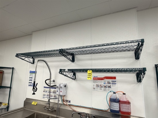 BID PRICE X 3 - (3) FOCUS 48" WALL MOUNT SHELVES
