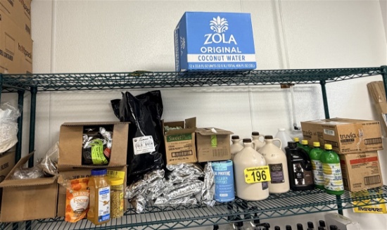 LOT OF ASSORTED COFFEE & TEA CONDIMENTS, MAPLE SYRUP