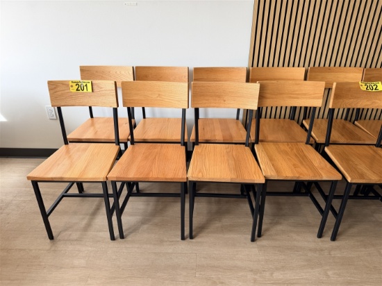 BID PRICE X 8 - (8) TIMBER 2.0 SERIES DINING CHAIRS