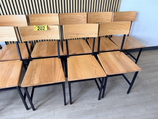 BID PRICE X 7 - (7) TIMBER 2.0 SERIES DINING CHAIRS