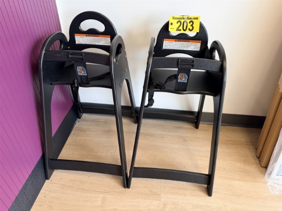 BID PRICE X 2 - (2) KOALA KARE HIGH CHAIRS