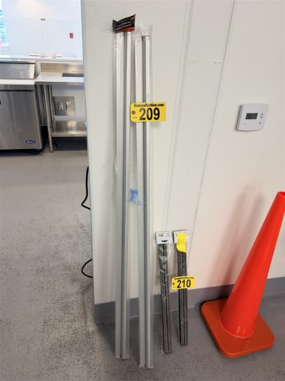 BID PRICE X 2 - (2) WINCO 60" ALUMINUM ORDER RACKS