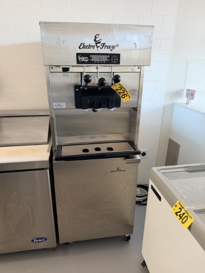 ELECTRO-FREEZE GES-5099-237 2-FLAVOR SOFT SERVE ICE CREAM MACHINE