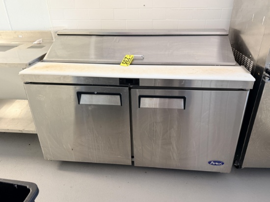 Atosa Msf8303gr 2-Door Refrigerated Sandwich Prep Table