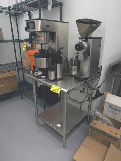 NBR EQUIPMENT 30" X 30" S/S TABLE