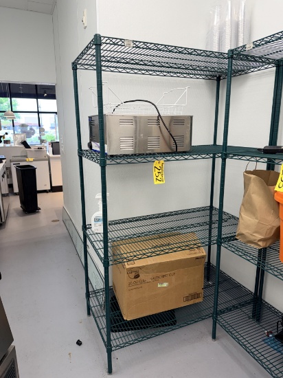 Focus 4-Shelf Green Epoxy Wire Kitchen Rack