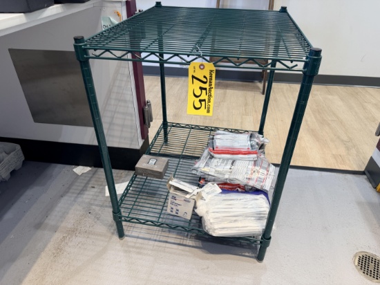 Focus 2-Shelf Green Epoxy Wire Kitchen Rack