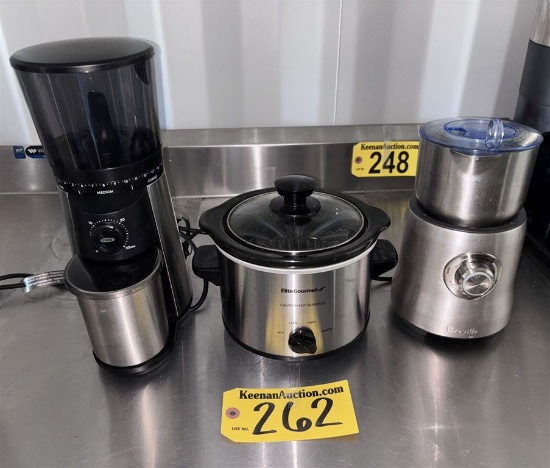 BID PRICE X 3 - (3) ASSORTED COUNTERTOP S/S APPLIANCES: