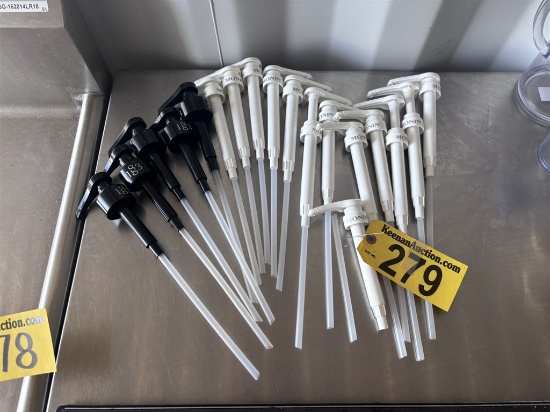 LOT OF 18-ASSORTED PUMP DISPENSERS