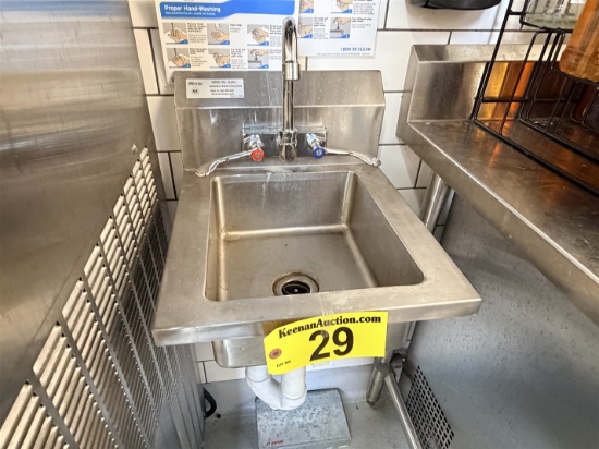 Mixrite 14" Hand Sink, Model Mrs-Hs-14