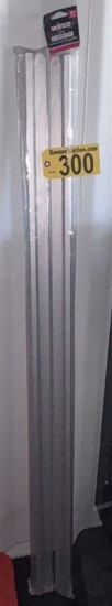BID PRICE X 2 - (2) WINCO 60" ALUMINUM ORDER RACKS