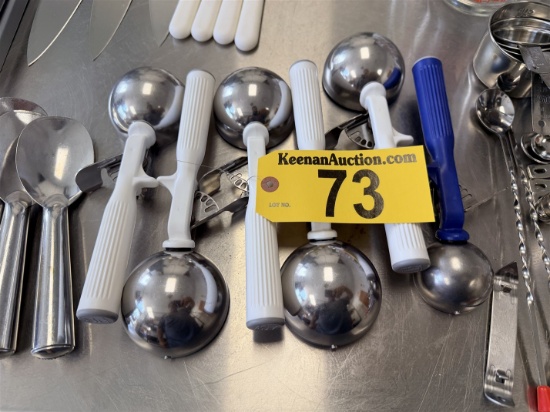 BID PRICE X 6 - (6) ASSORTED SIZE PORTION SCOOPS