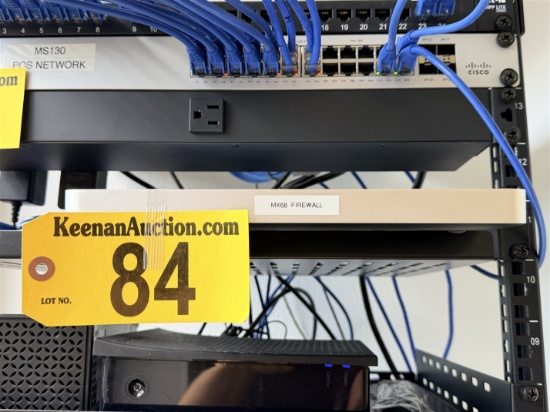 Cisco Meraki Mx68-Hw Firewall Network/Security Appliance, 54v