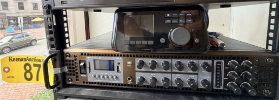 ROCKVILLE RCS180-6 COMMERCIAL 180W AMPLIFIER/RECEIVER