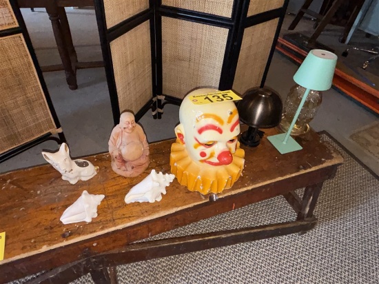 LOT OF 8-ASSORTED DECORATIVE PIECES: