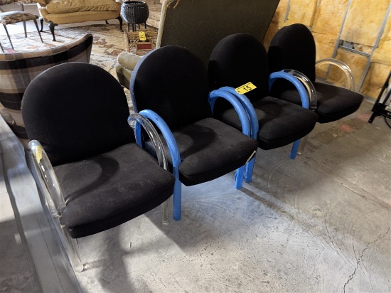BID PRICE X 4 - (4) SIDE ARM CHAIRS