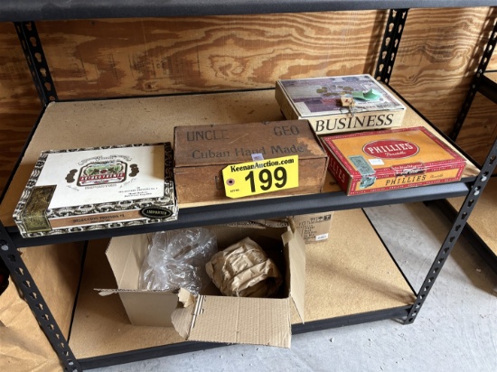BID PRICE X 4 - (4) ASSORTED CIGAR BOXES