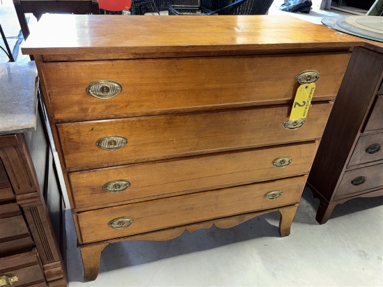 Hardwood 4-Drawer Chest Of Drawers