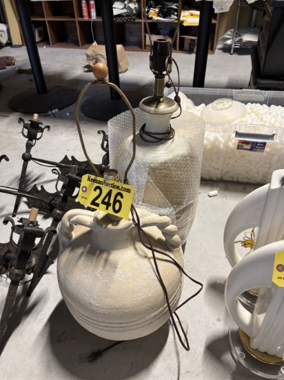 BID PRICE X 2 - (2) DECORATIVE TABLE LAMPS