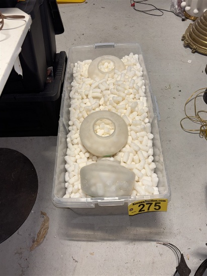 BID PRICE X 3 - (3) GLOBES, 3 5/8" OPENING