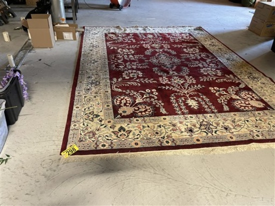 SURYA 10' X 14' AREA RUG - DAMAGE IN 1-CORNER