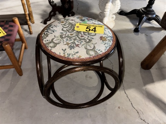 Ratan Ottoman, 17"H