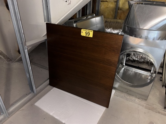 36" X 36" Wood Table Top