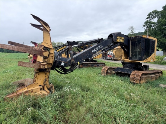 2009 TIGERCAT LX830C SELF LEVELING FELLER BUNCHER W/ TIGERCAT ST5702 23" FELLING SAW