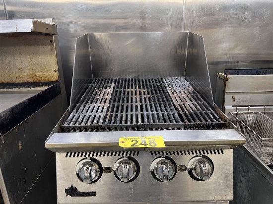 STAR ULTRAMAX 24" CHAR BROILER W/ ASSORTED UTENSILS