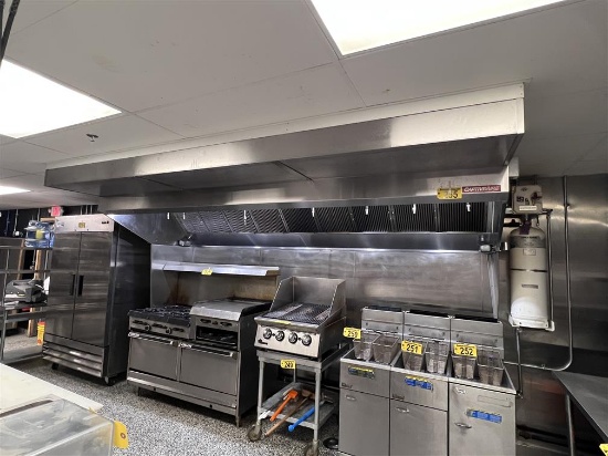 Captiveaire S/S Hood System, 12' X 54" X 23"D,