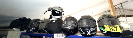 Bid Price X 8 - (8) Assorted Helmets, Small-2xl