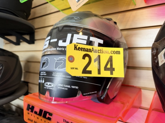 HJC FG-JET HELMET, FLAT BLACK, SIZE XS