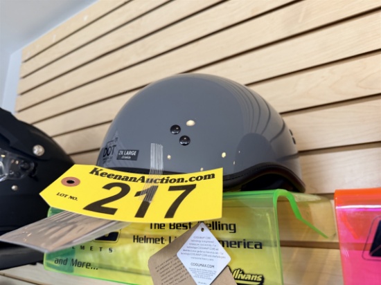 HIGHWAY 21 MODEL .357 SOLID HALF HELMET, GRAY, SIZE 2XL
