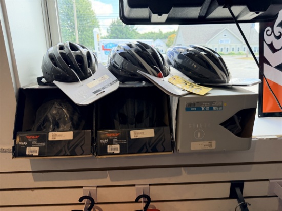 BID PRICE X 6 - (6) ASSORTED HELMETS