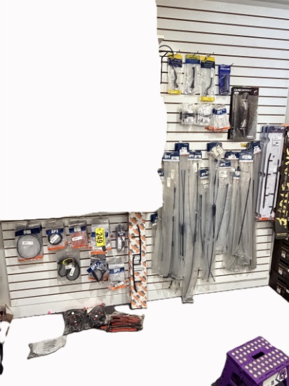 LOT OF ASSORTED BIKE & SNOWMOBILE PARTS & ACCESSORIES