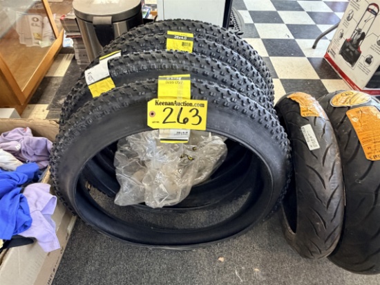 BID PRICE X 4 - (4) HOMELITE 26X4.0 BIKE TIRES