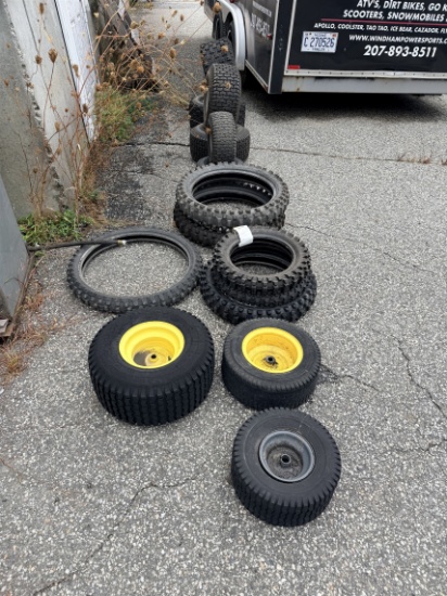 Lot: 15-Assorted Utility Tires & Dirt Bike Tires