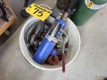 LOT: PROPANE TORCH, AIR NOZZLES, MISC. TOOLS