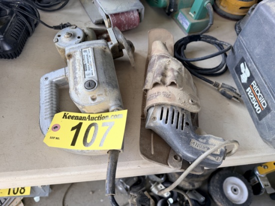 LOT: MILWAUKEE HOLE SHOOTER, STANLEY UNISHEAR 90214