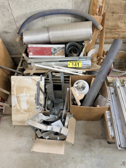 MISC. LOT: DUCT, JOIST HANGERS, MATERIALS