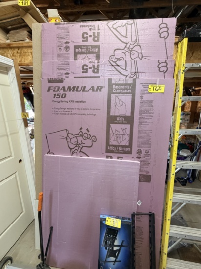 LOT: 6-ASSORTED FOAM BOARD INSULATION,