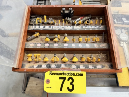 LOT: 42-PC ROUTER BIT SET