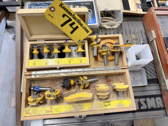 LOT: 17-ASSORTED ROUTER BITS
