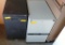 (2) METAL ROLLING 2-DRAWER LETTER-SIZED FILE CABINETS