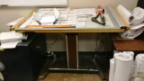 Mayline Backlit Drafting table w/power adjusting height
