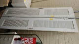LOT OF 2 WHITE LOUVERED DOORS / SHUTTERS