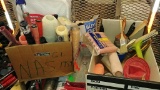 LOT OF PAINTING SUPPLIES